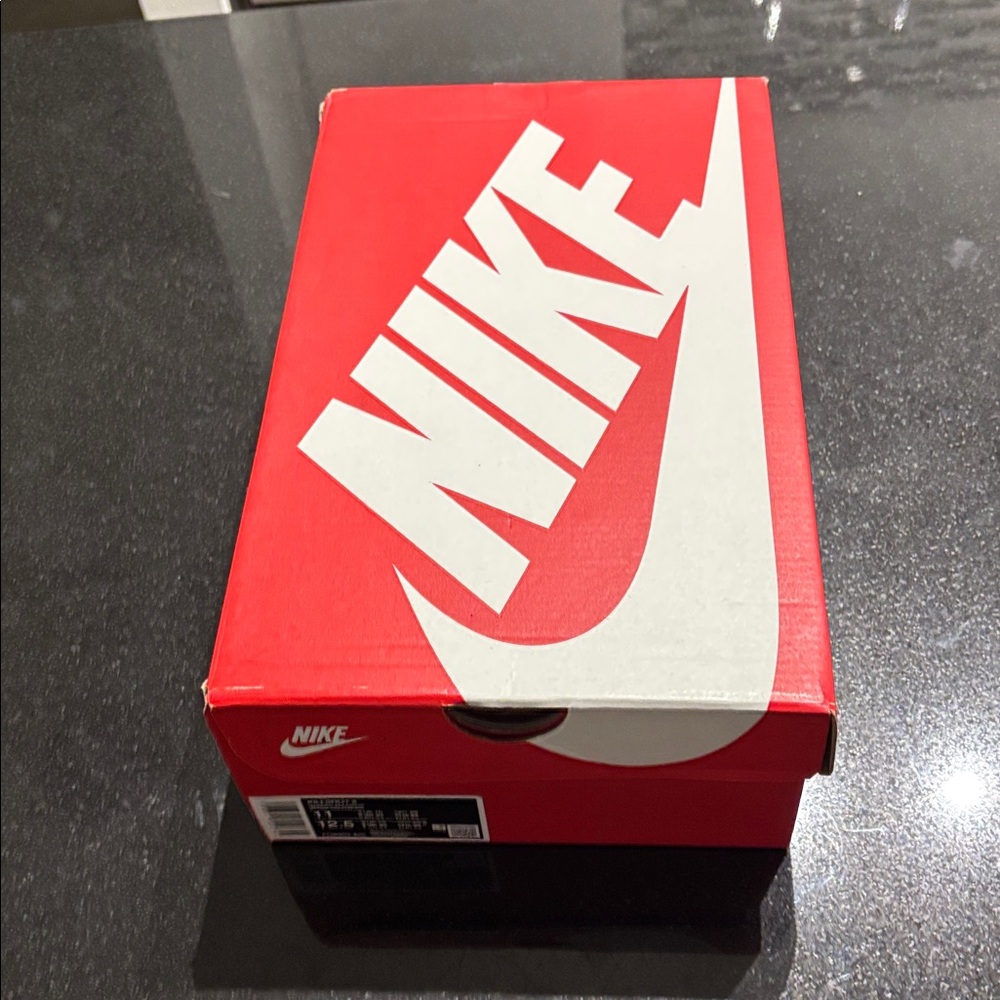 Nike Red and White Shoe Box